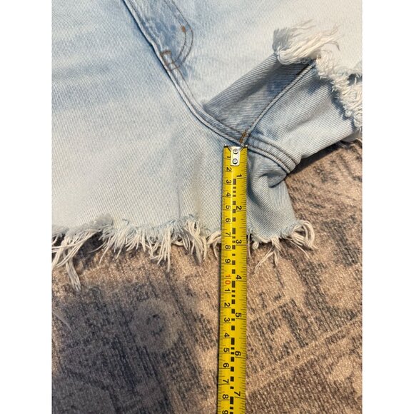 Madewell Women's Relaxed Denim Jean Shorts Size 30 Light Wash High Rise Boho - Picture 5 of 8